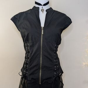 Harley Davidson Corseted Top